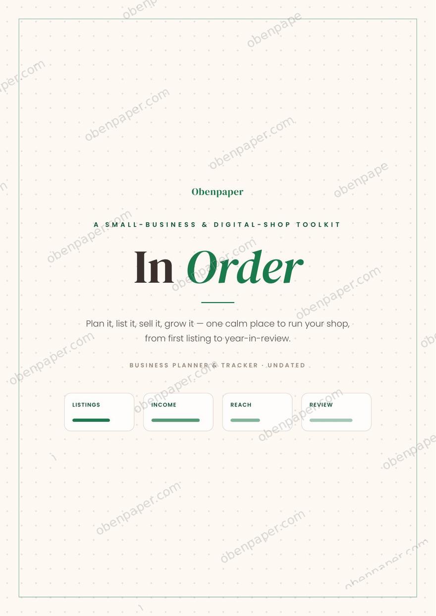 Page 1 of the printable edition